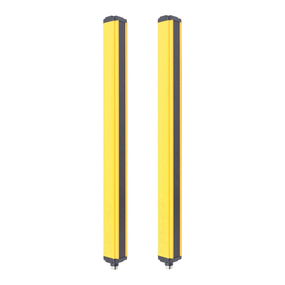 2 db 10 Beam 40MM fényfüggöny szenzor, IP65 biztonsági eszköz 360 mm védelmi magasság és 3 m detekciós távolság, NPN kimenet ipari automatizáláshoz, robotok, gépek (sárga)