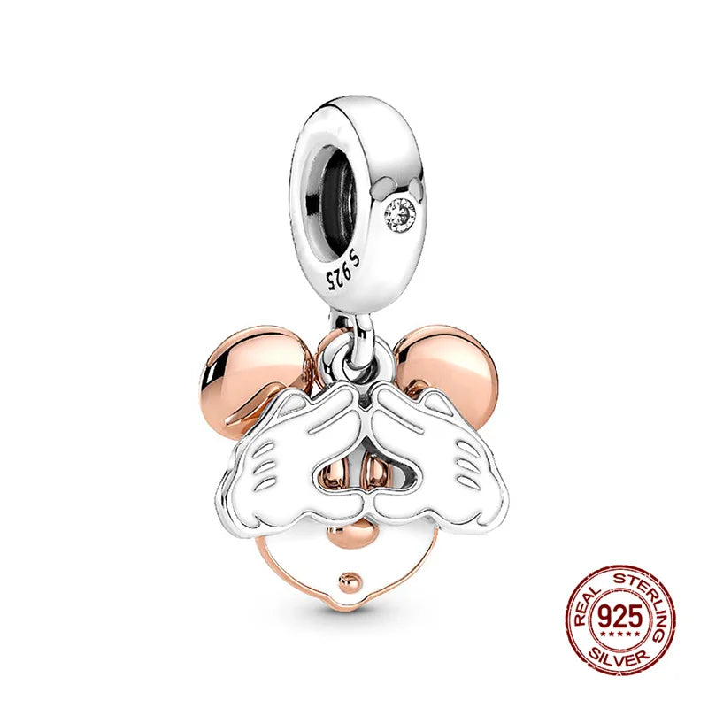 925 Silver Witch Charm Bead for Disney-Inspired Bracelets