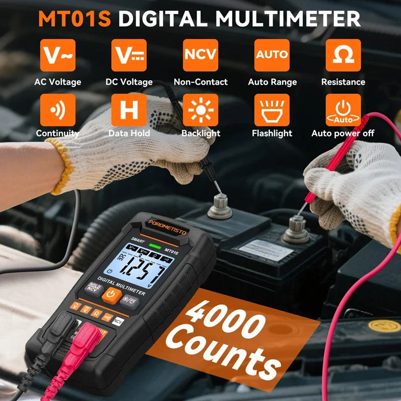 MT01S Auto-Range Digital Multimeter