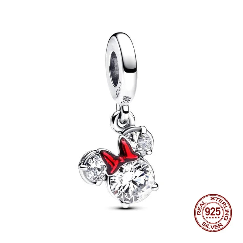 925 Silver Witch Charm Bead for Disney-Inspired Bracelets