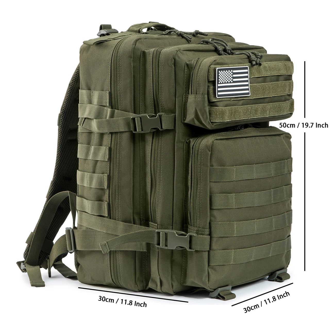 45L Tactical Backpack Large Capacity Outdoor Rucksack
