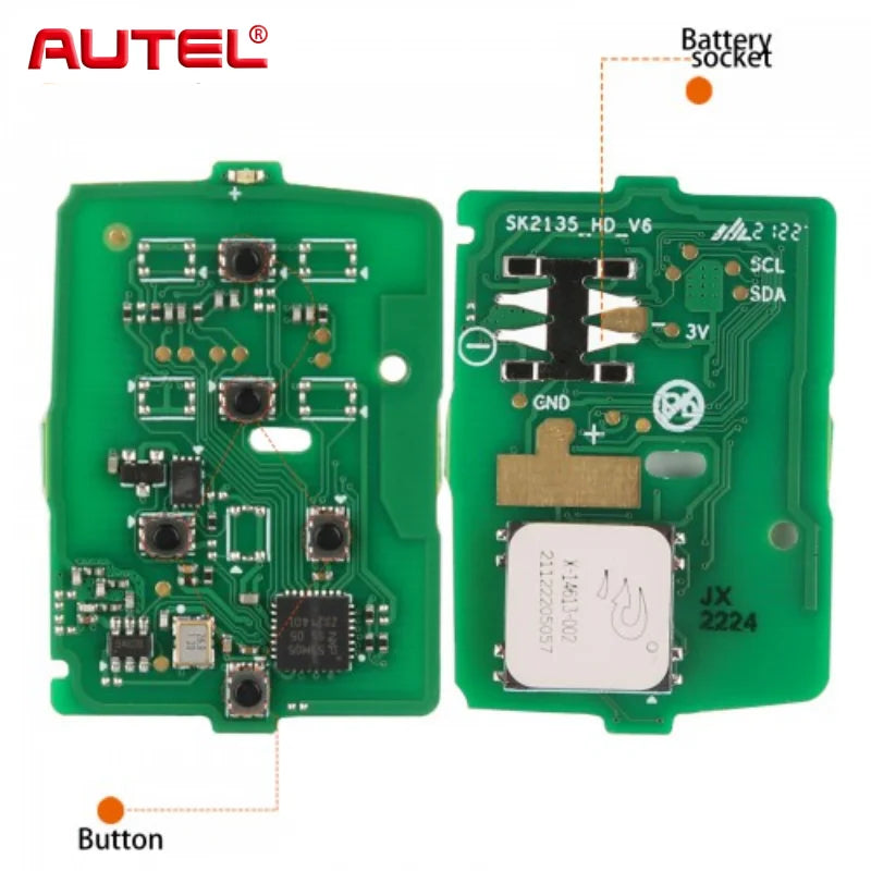 Autel IKEYHD005AL 5-Button Smart Remote Key for Honda