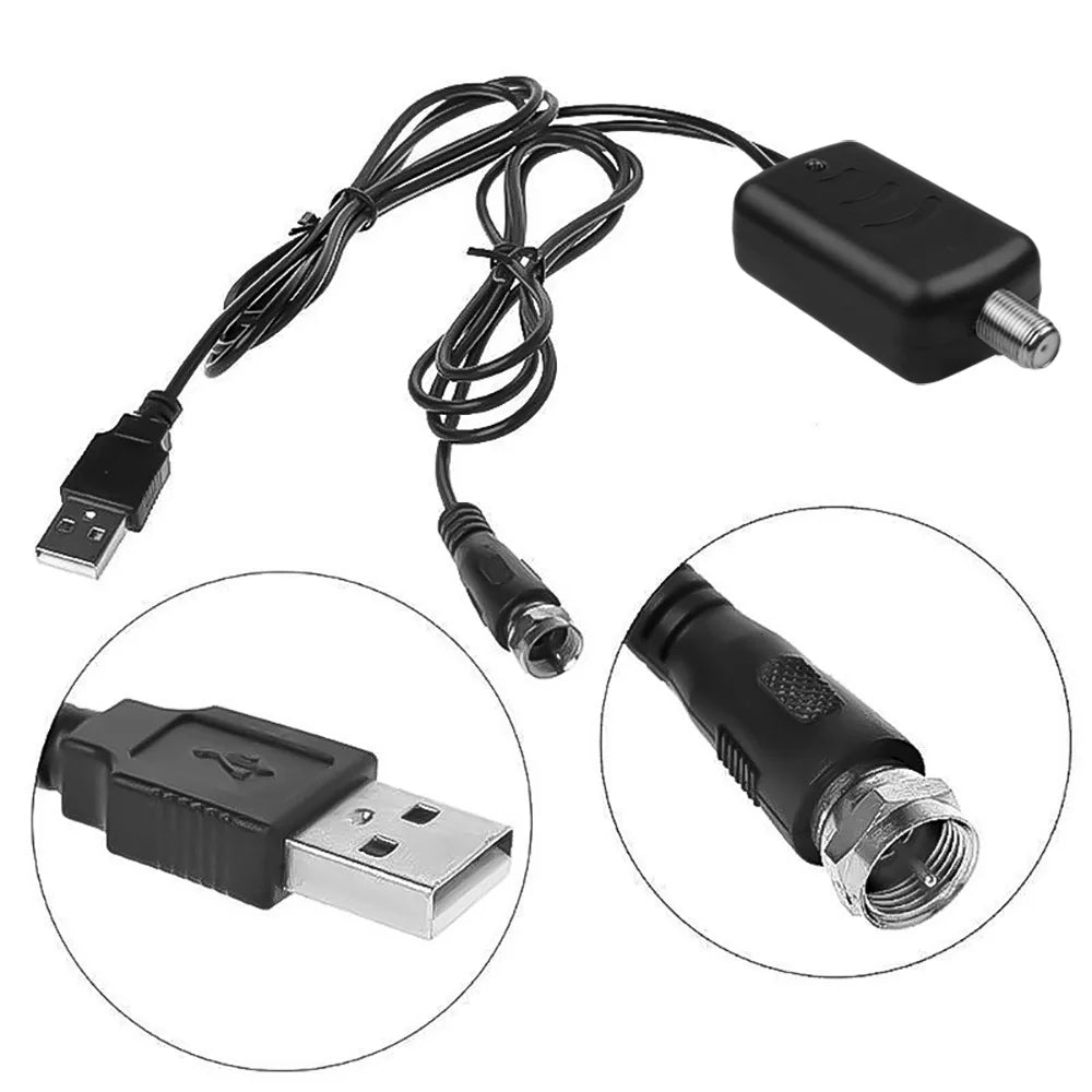 Amplificateur de signal pour antenne TV intérieure, gain de 25 dB