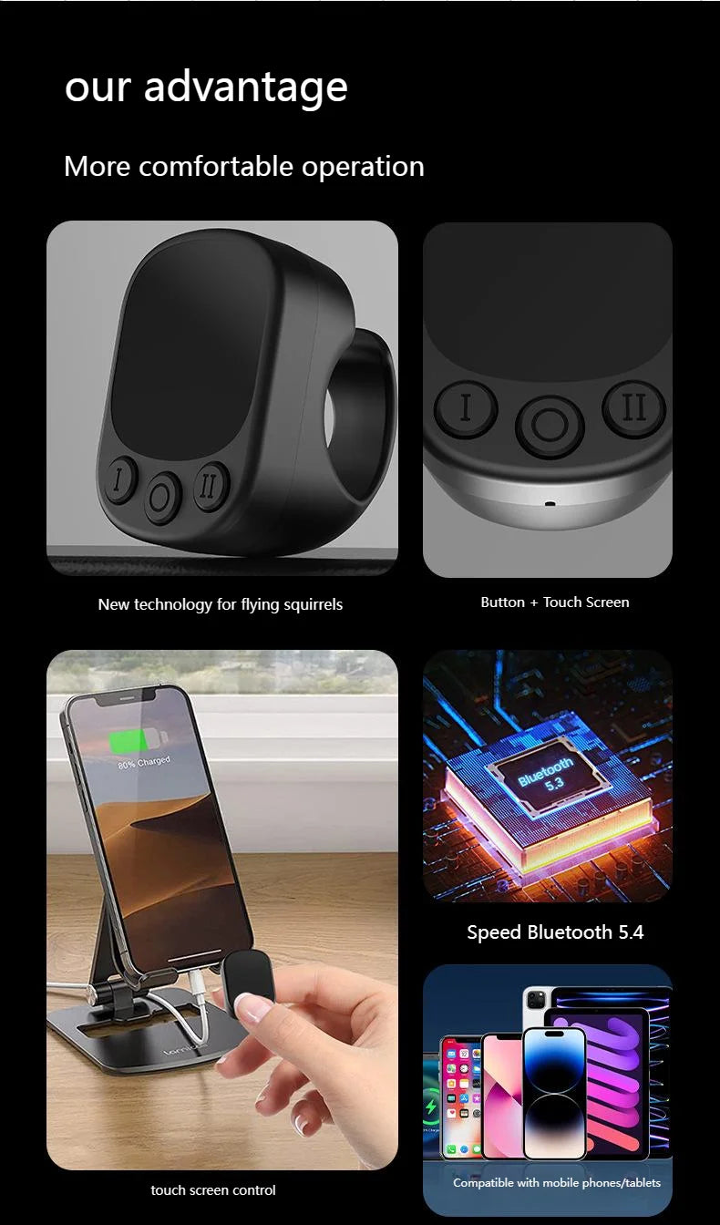 Bluetooth Touchpad Ring Mouse