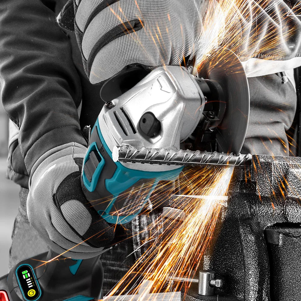 125mm Brushless Angle Grinder – Cordless Cutting & Polishing Power Tool