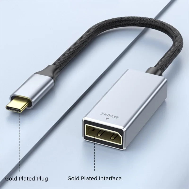 Videoadapter von USB-C auf DisplayPort 1.4