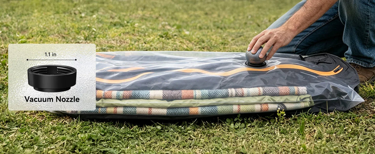 WOLFBOX MFMINI luftpump trådlös kompressor camping uppblåsbar deflate säng mattor flytande livboj bärbar utomhus inflator pump