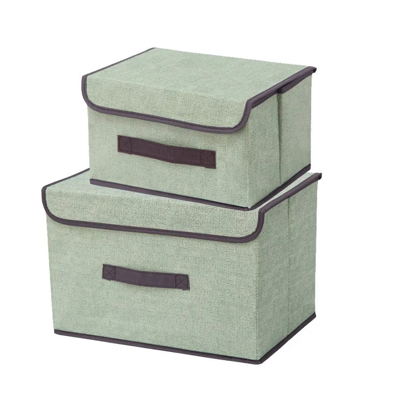 Folding Fabric Storage Box, Size and Colour Options