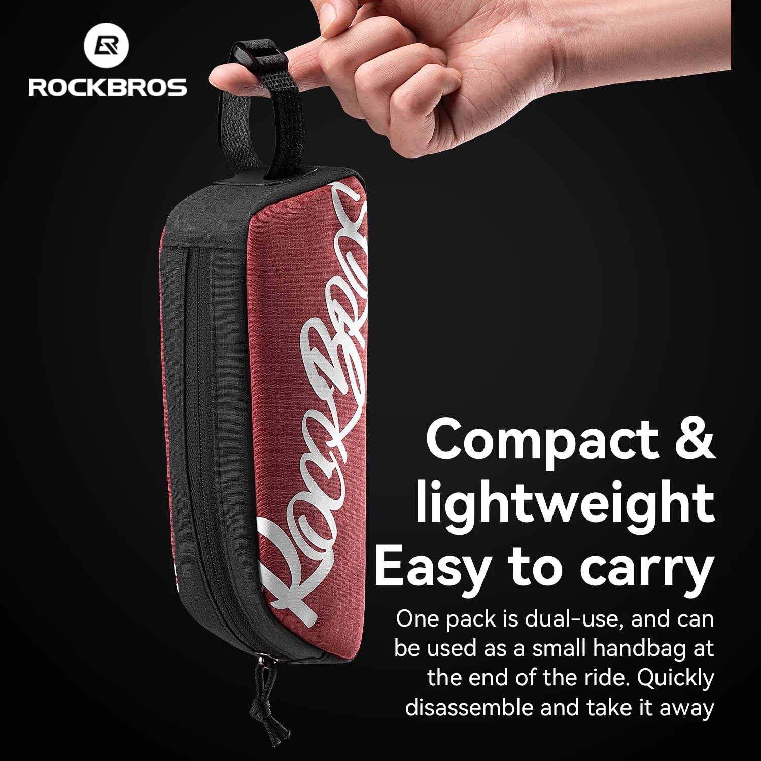 Bike Top Tube Bag 0.8L Rainproof Frame Pack