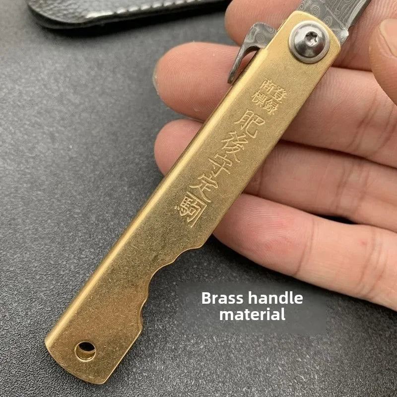 Higonokami Japon Mini Cep Katlanır Bıçak VG10 Dama Çeliği