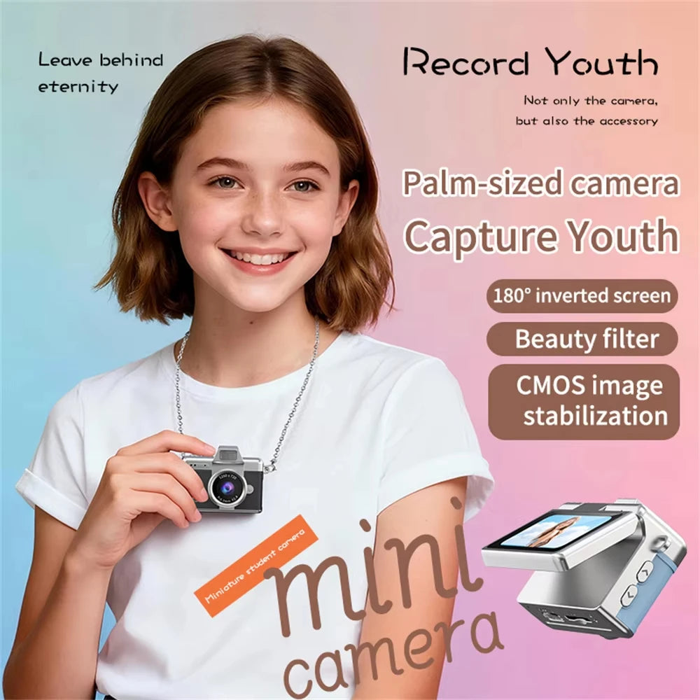 Mini Digital Camera with 1.47 Inch Flip Screen 720P HD CCD