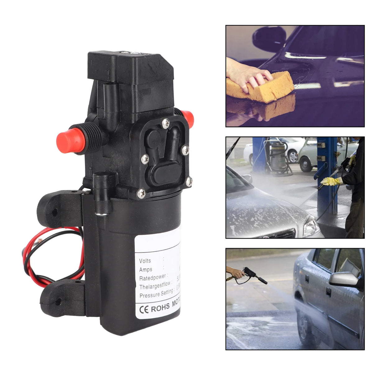 12V DC Diaphragm Water Pump with Pressure Switch