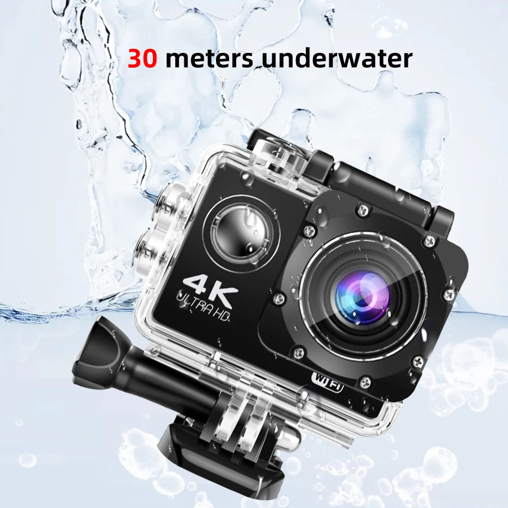 Magecam 4K Action Camera 1080P/30FPS WiFi 2.0" 170D Underwater Waterproof Helmet Video Recording Camera Outdoor Sports Cameras 