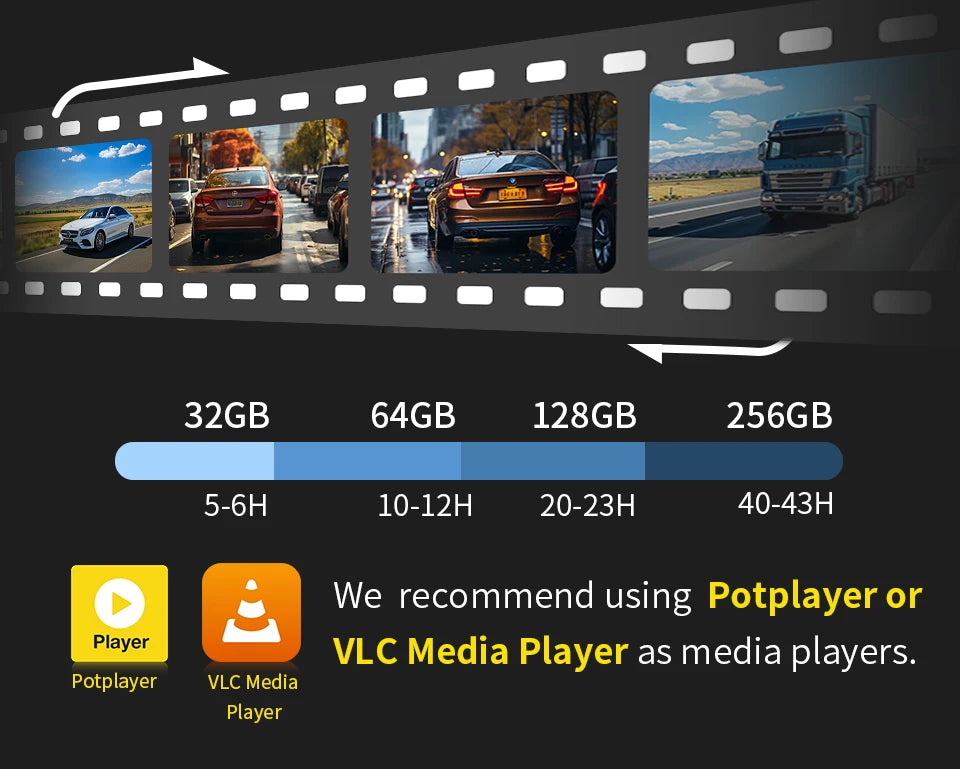 2K Dashcam mit WLAN-App, Sprachsteuerung & Nachtsicht