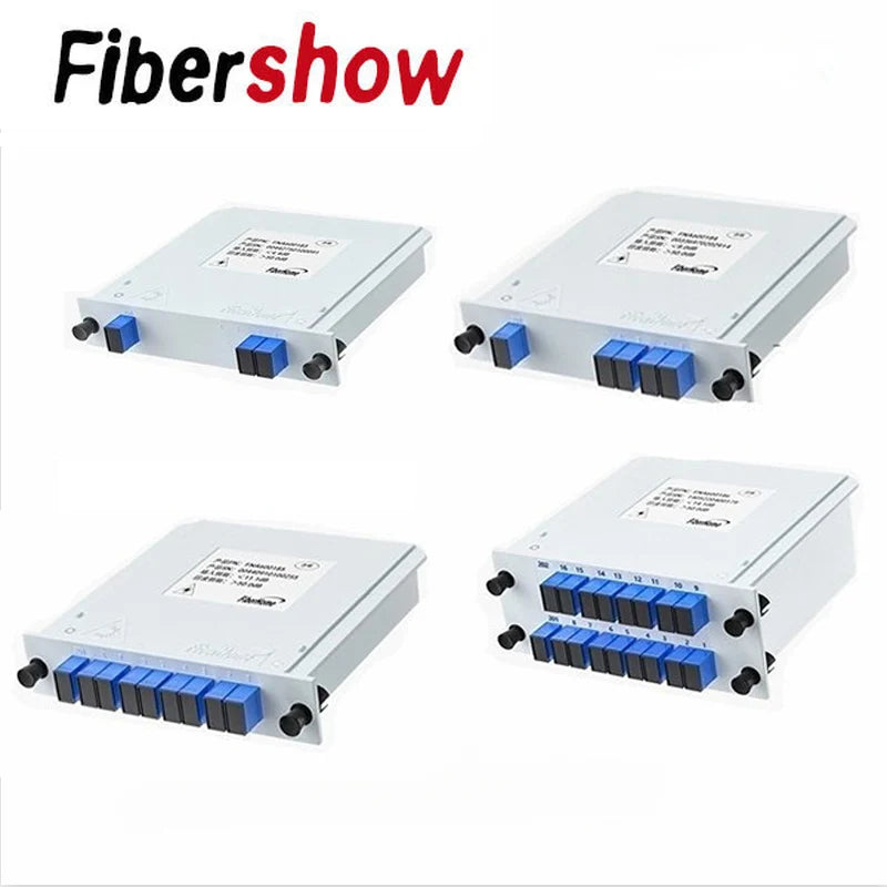 FTTH PLC Fibre Splitter - SC UPC or APC Options