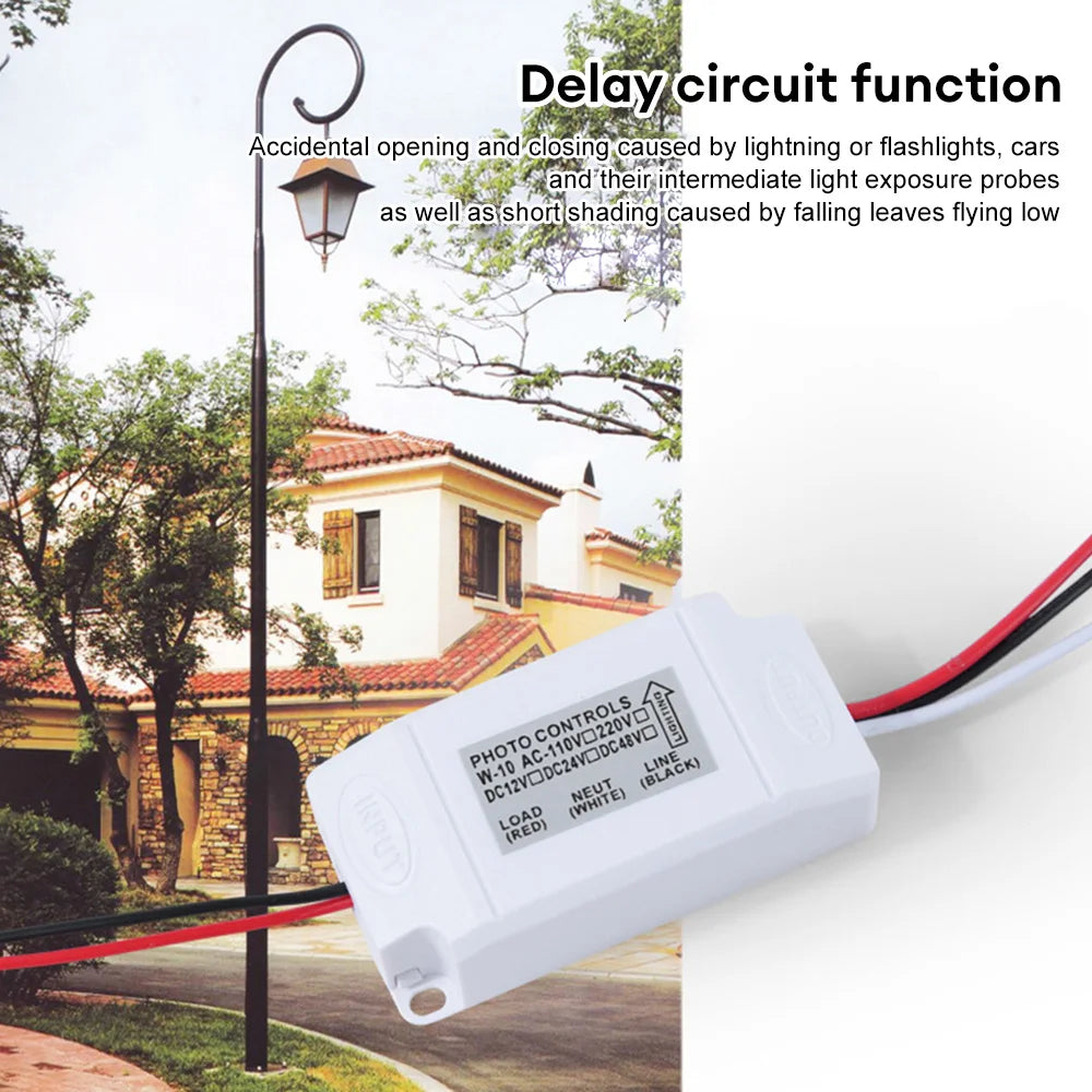 AC110V~220V fotóelektromos érzékelő utca/LED automata kapcsoló, nagy érzékenységű vízálló érzékelő modul, fotocella kapcsoló