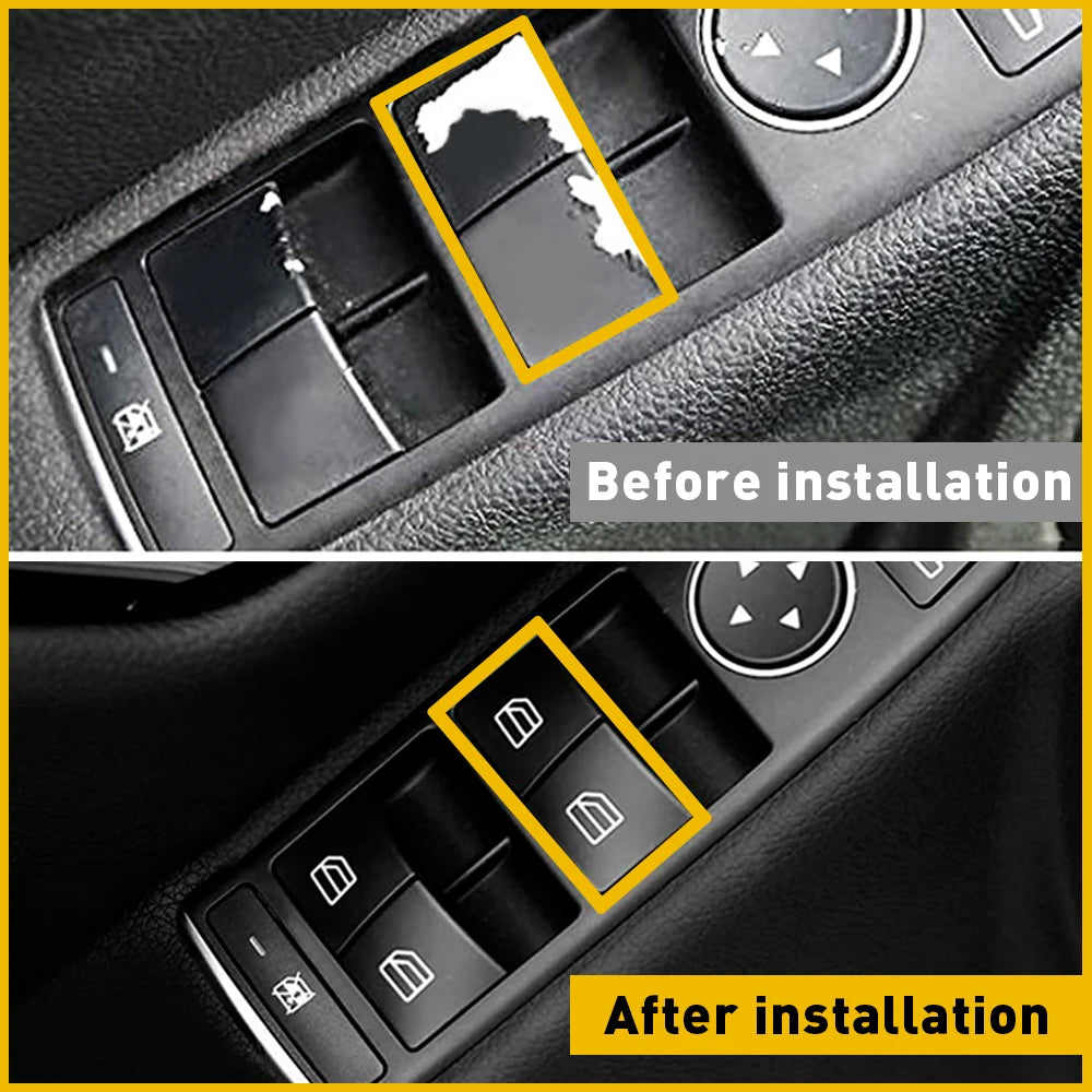 4x Car Window Switch Button Cover Cap For Mercedes Benz A B C E GLK GLA CLA W176 W246 W204 W212 X204 W156 W166 C117 Accessories