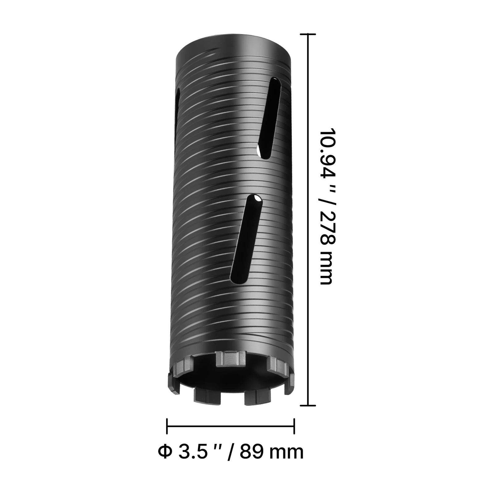 Diamond Core Drill Bit with Adapters for Concrete & Brick Drilling