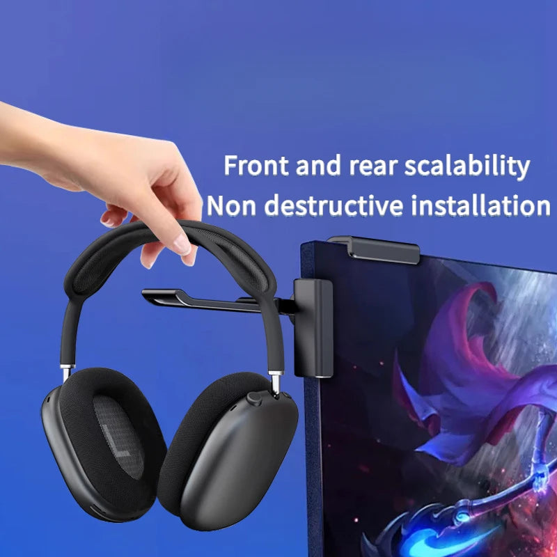 Monitor Headphone Hanger, Black
