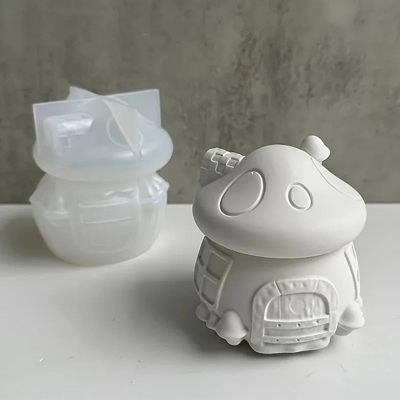 3D Mushroom Silicone Mould for Resin, Plaster and Cement