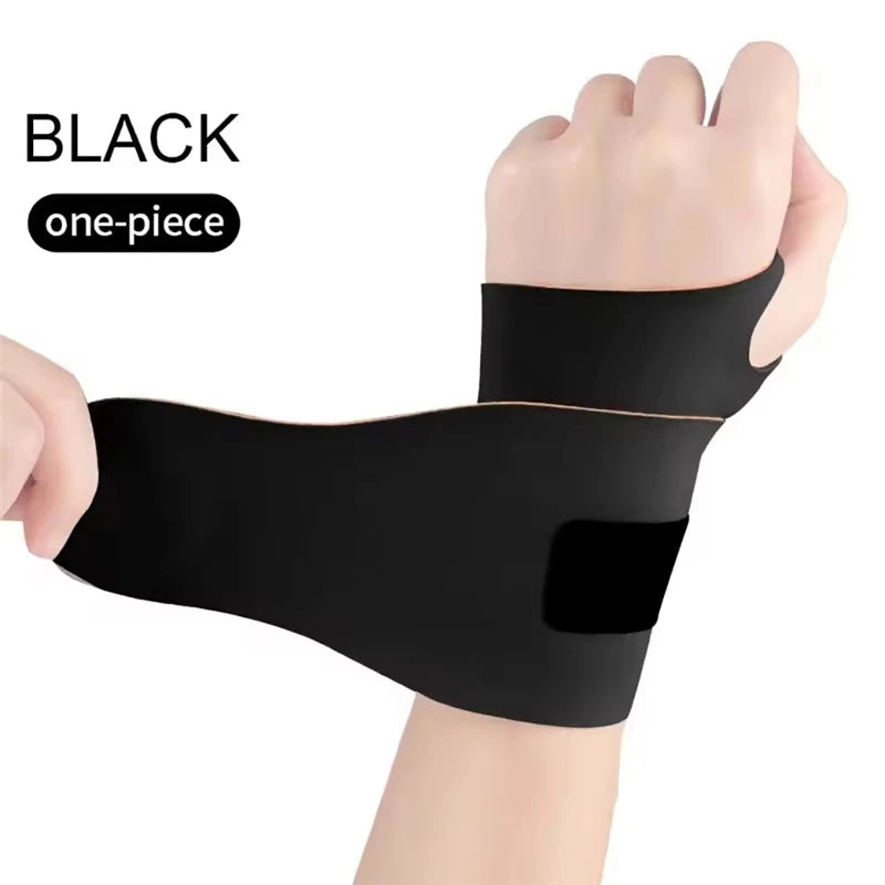 1Pc Fitness Ultra-thin Elastic Wristband with Adjustable Breathability Pressure Protection Pain Relief Wrist Bandage 
