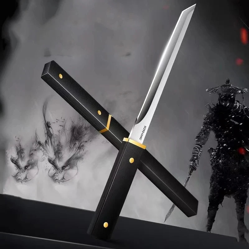 Barbecue Utility Knife Slicing Fish Fruit Steak Knife Plastic Handle Kitchen Knives Sharp Boning Butcher Chef Knife Cleaver Meat 