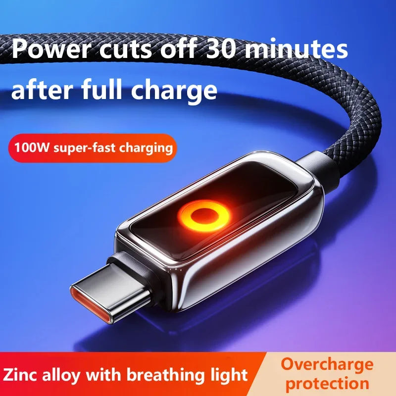 Braided USB-C Charging and Data Cable, 1m or 2m