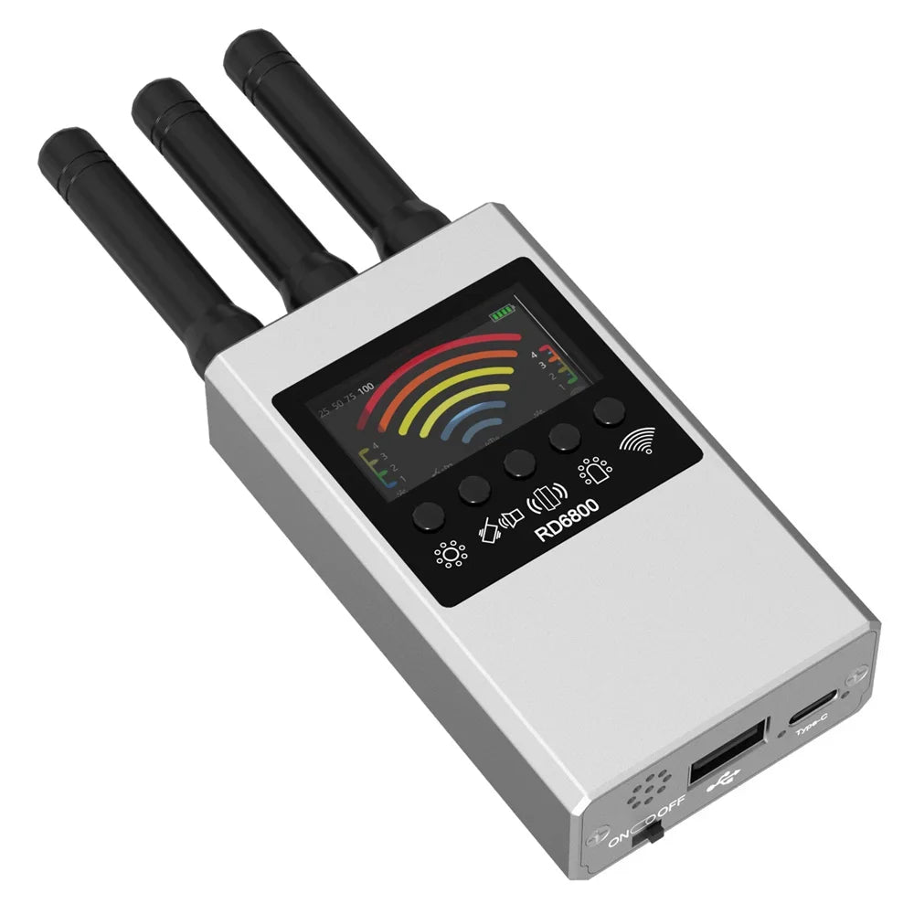 NEW Wireless RF Signal Detector Bug GSM Audio GPS Tracker Mini Camera Finder Camera IR Scanning AI Standby Automatic Detection