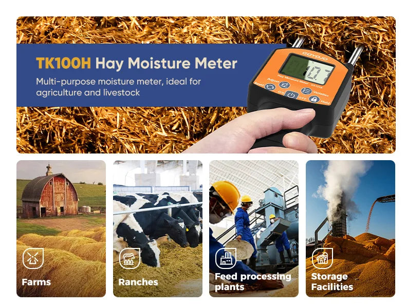 Langprobe digitalt hø/moisture meter