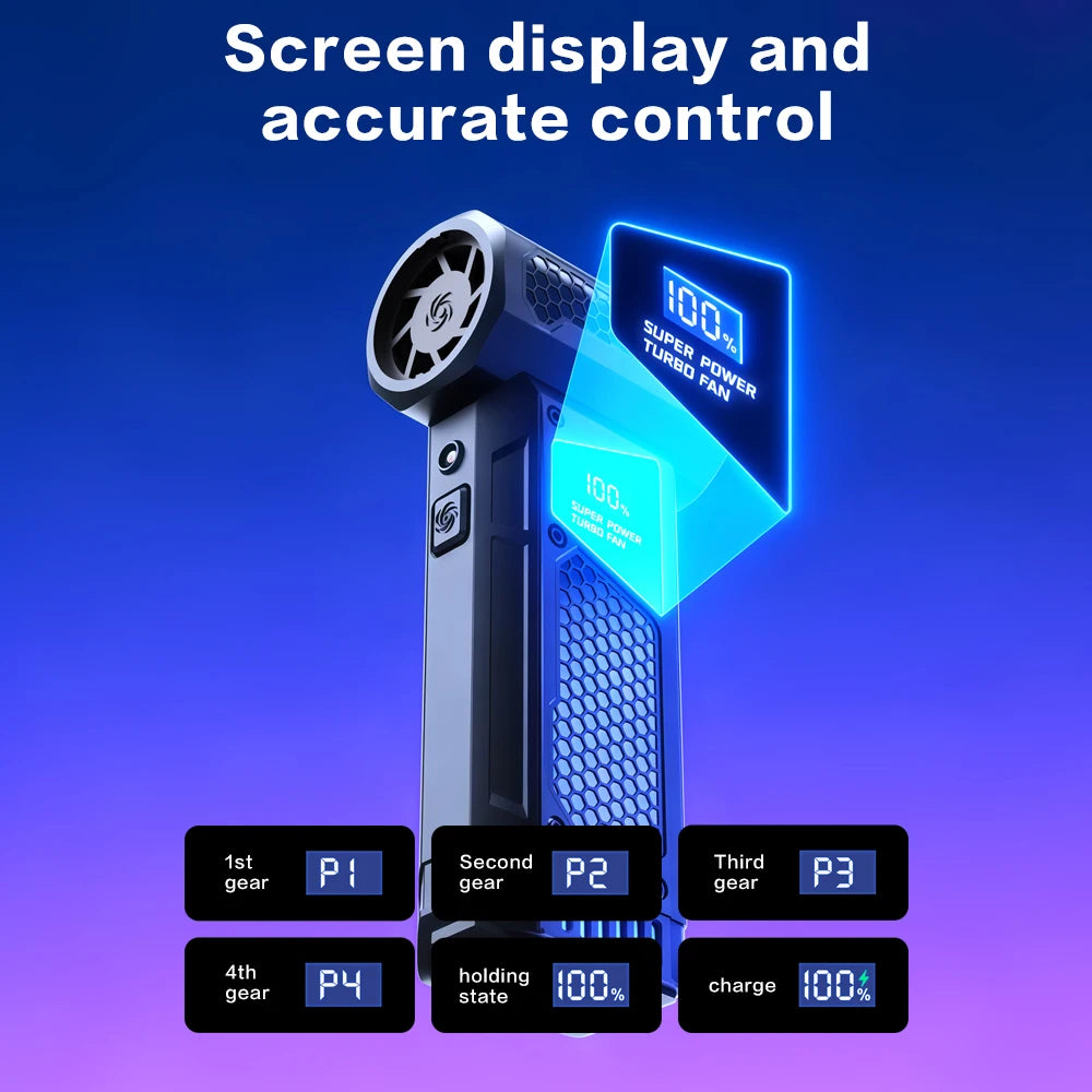 Rechargeable Air Duster with Digital Display
