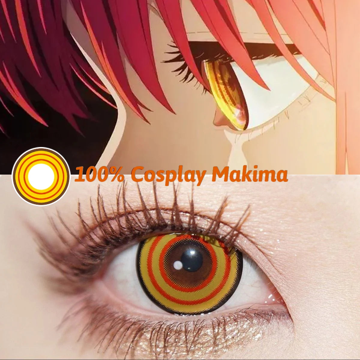 Yellow Coloured Contact Lenses - Pair