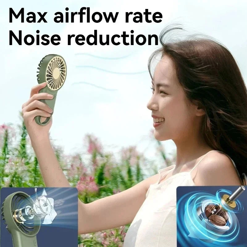 Y17 Foldable USB-C Handheld and Desk Fan