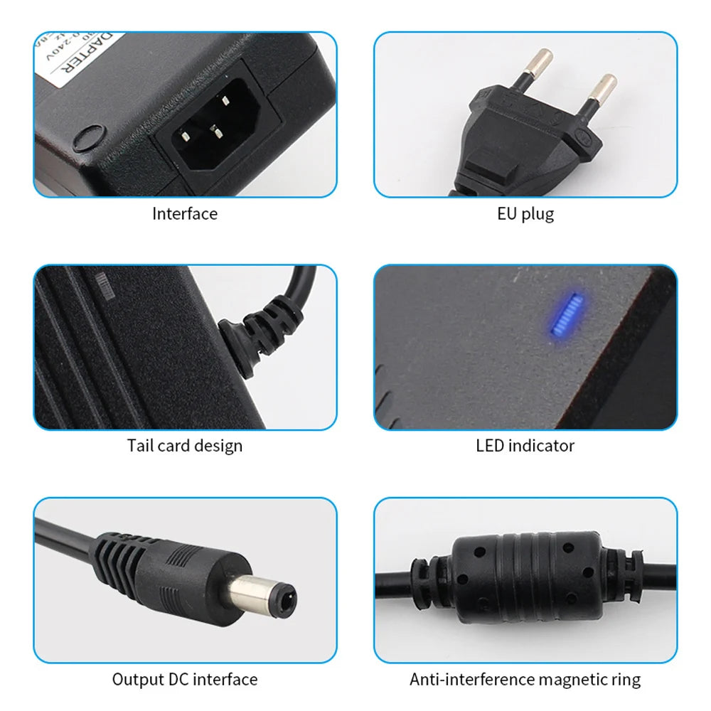 Adapter zasilania DC - opcje 5 V, 12 V lub 24 V