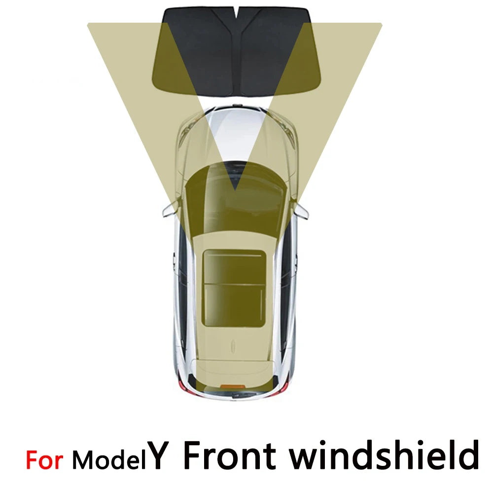 Vehicle Window Sunshades for Model 3 and Model Y – Options