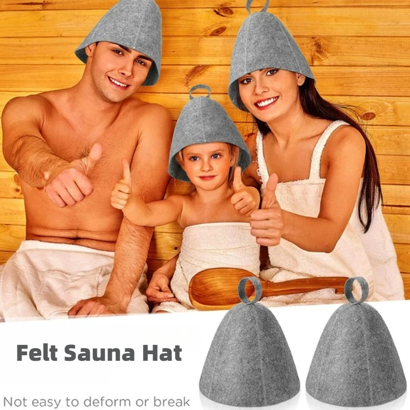 Felt Sauna Hat