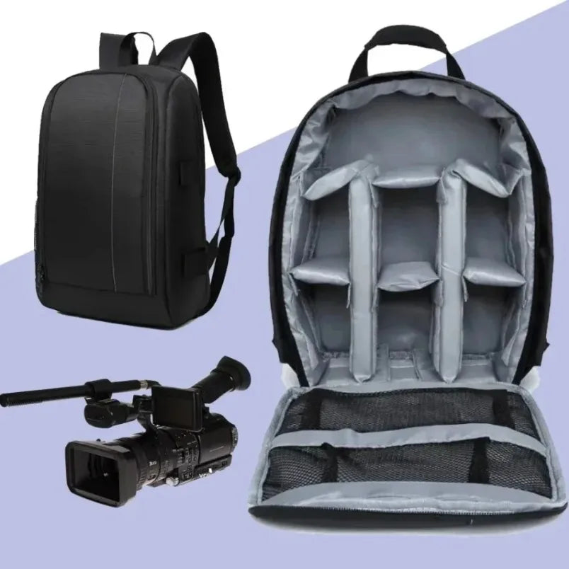 Compact Nylon Camera Backpack