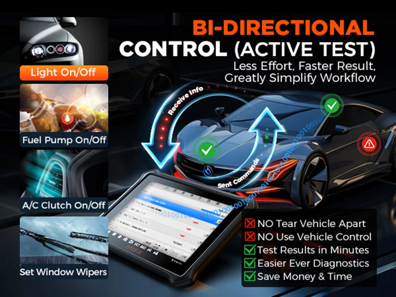 OTOFIX D1 LITE OBD2 σαρωτής εργαλείο διάγνωσης αυτοκινήτου Bluetooth ασύρματο αμφίδρομο έλεγχο OBD εργαλείο σάρωσης αυτοκινήτου ενεργή δοκιμή