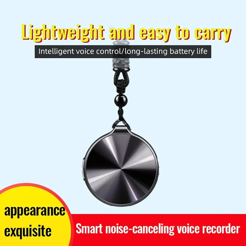 4GB-64GB Mini Keychain Voice Actiaved Recorder Portable HD Noise Reduction Microphone Digital Audio Sound Recording MP3 Player 