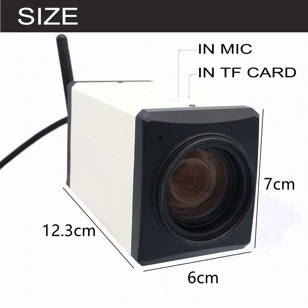 4K 8MP 36X Zoom Security Camera with 4G Connectivity