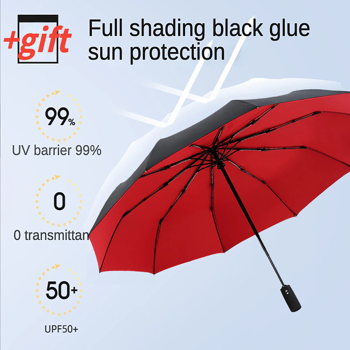 Windproof Double Layer Fully Automatic Resistant Umbrella 