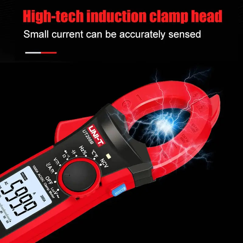 UNI-T 1000A True RMS Digital Clamp Meter 1000V AC DC Voltmeter Pliers Ammeter UT206B UT207B UT208B Inrush Current LPF ACV Test Spy-shop.com