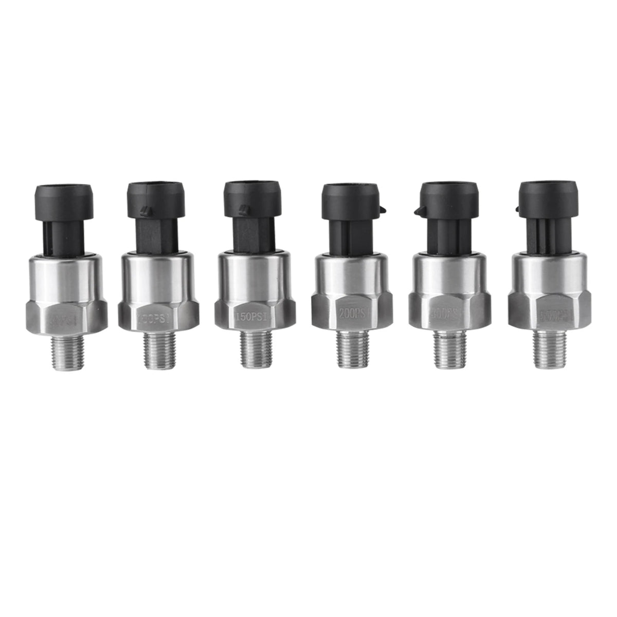 Sensor de Presión Rosca 1/8NPT, Transductor de Presión en Acero inoxidable para Aceite Combustible Aire Agua