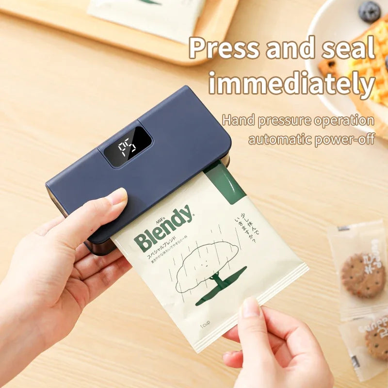Rechargeable Mini Bag Heat Sealer and Cutter