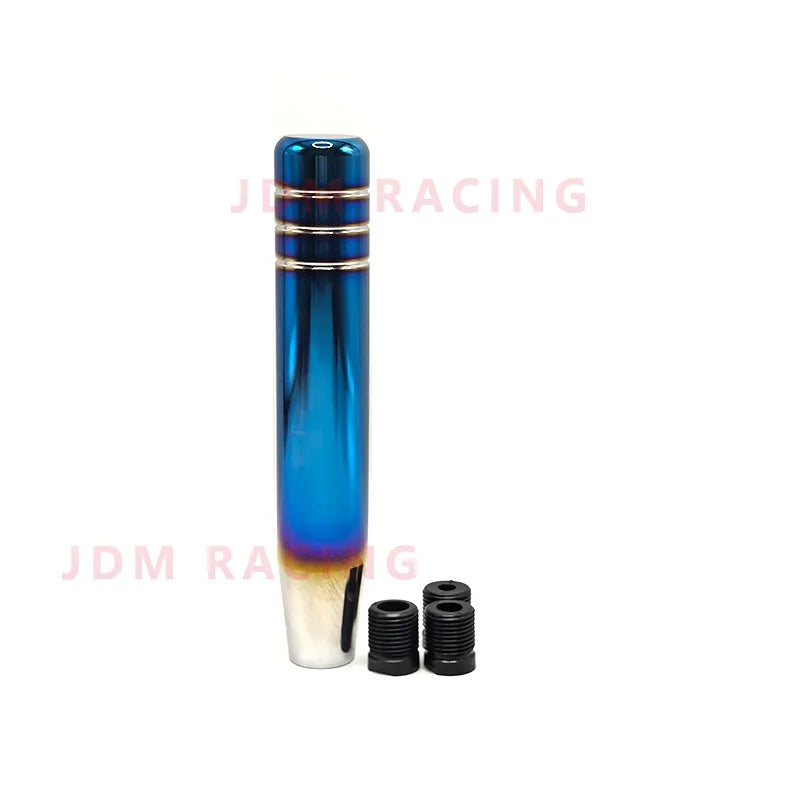 Universal Auto 13cm 18cm Length Manual Car Gear Shift Knob Aluminum Gear Shift Knob Racing Car Shift Gear Knob With 3 Adapters