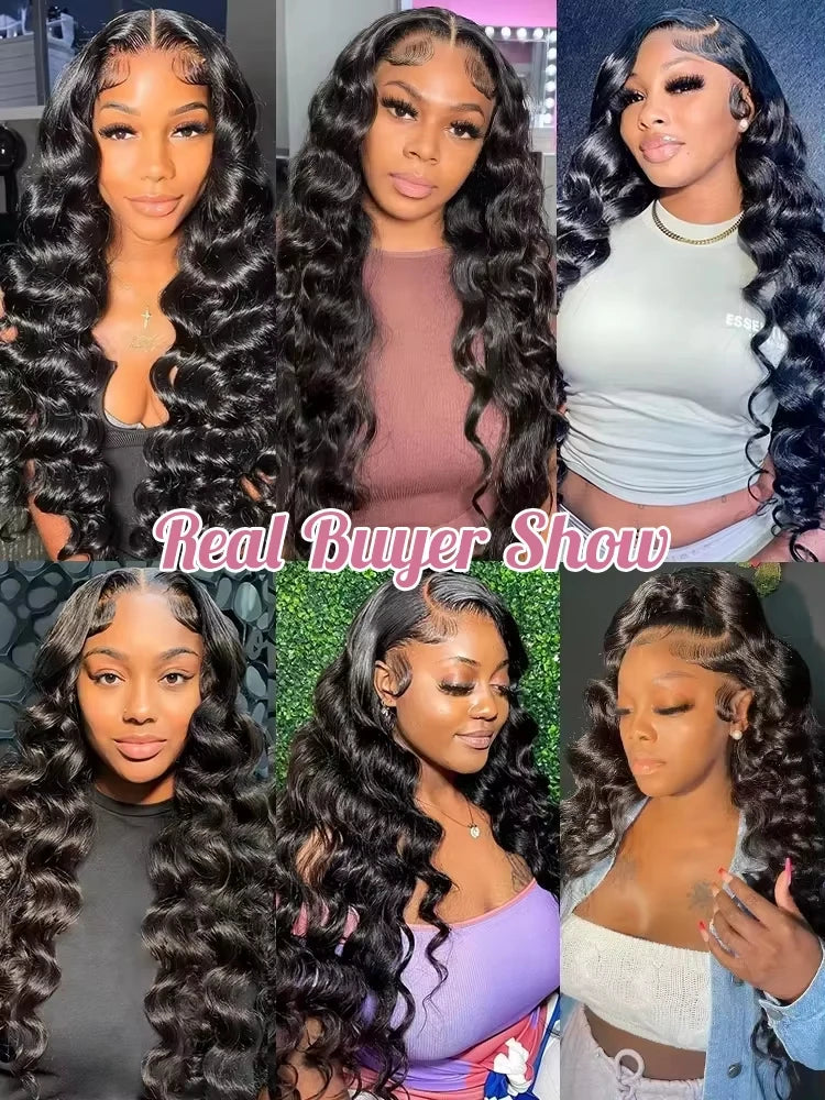 Loose Deep Wave HD Lace Frontal Human Hair Wig