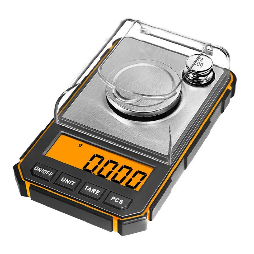 High Precision Mini Digital Scale  0.001g Accuracy 50g Capacity Pocket Jewelry Milligram Scale for Precision Weighing