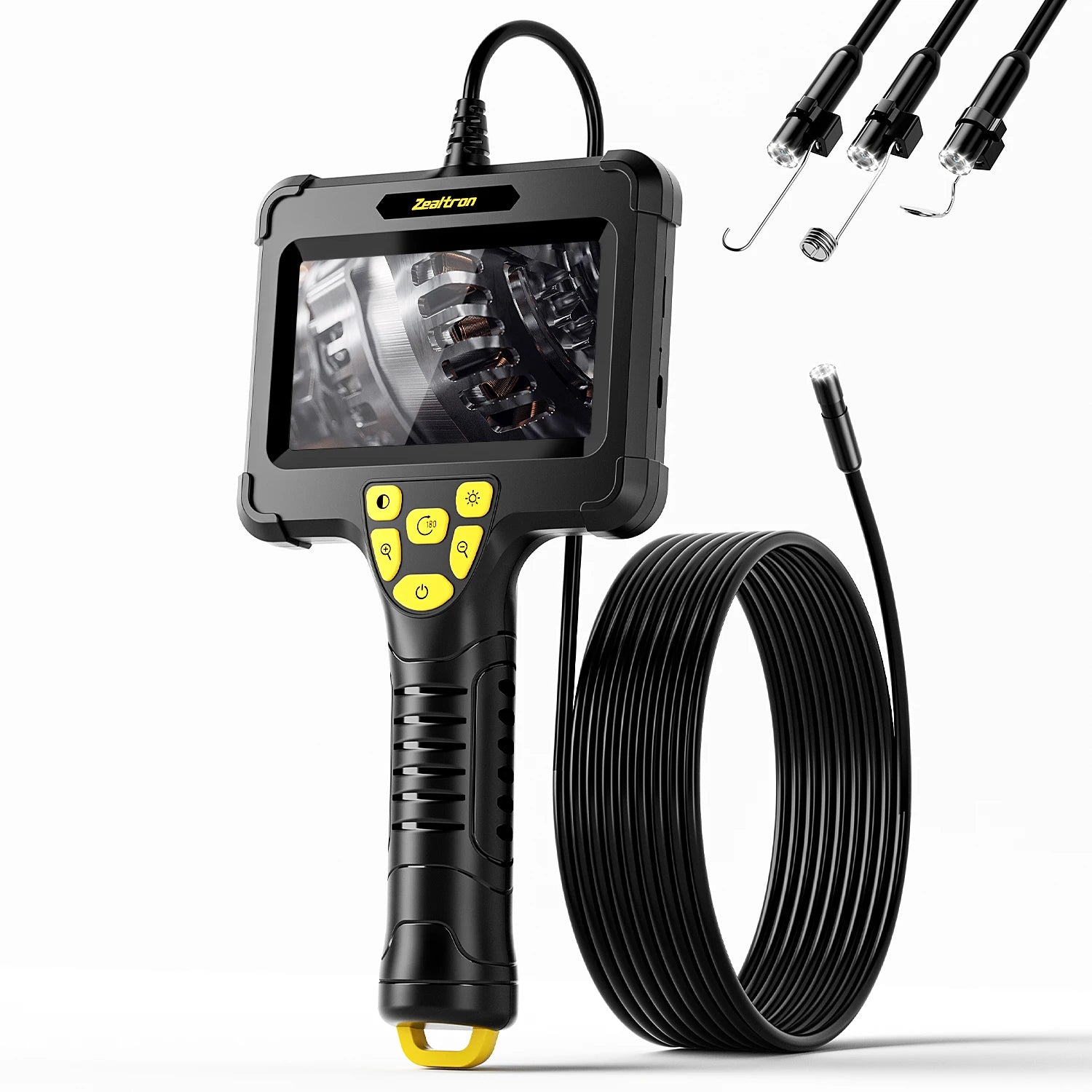 4.3" Industrial Inspection Borescope with 8mm Waterproof Probe