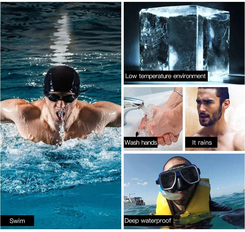 OLEVS Top Original Men Quartz Watch Green Waterproof Watch for Men Stainless Steel Quartz Men Luxury Watch Luminous Wristwatch 