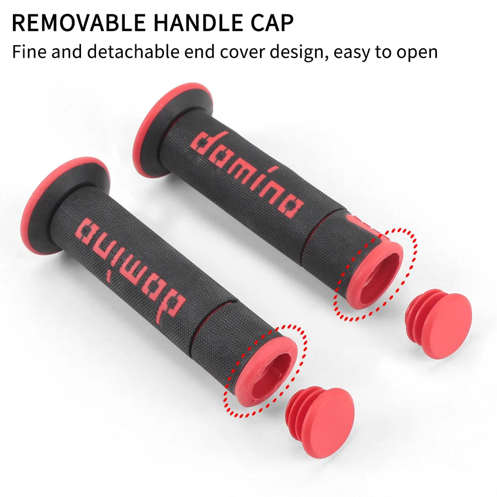 7/8 "22 24mm Motorcycle Grips Handle Bar For KTM YAMAHA Universal Pit Bike Motocross Motorbike Rubber GEL Domino Grip 15 Colors 
