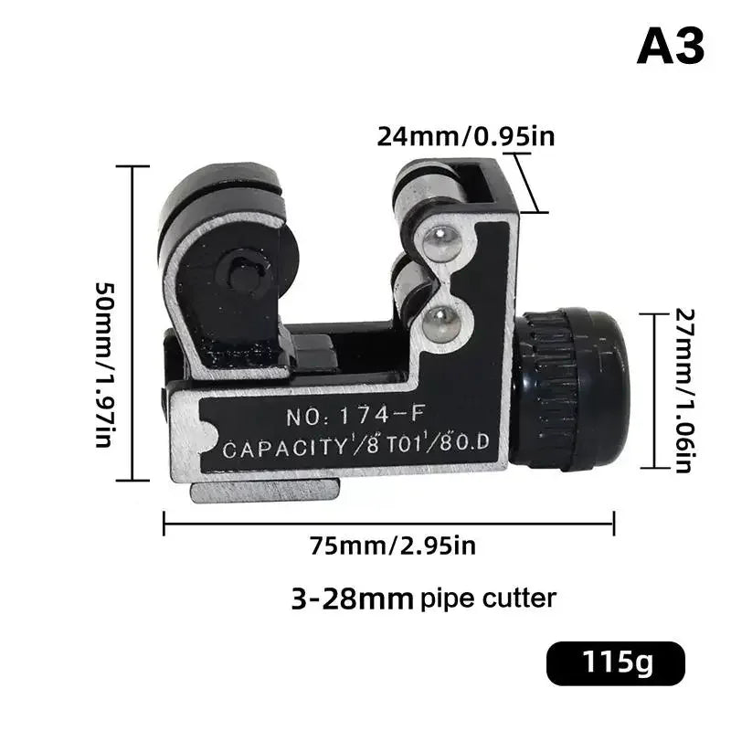 Pipe Cutter and Deburring Tool - Options